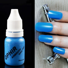 Load image into Gallery viewer, OPHIR 12Colors Acrylic Water Inks/Airbrush Nail Inks for Nail Art Paint Airbrushing Nail Polish 30 ML/Bottle Pigment_TA100(1-12)