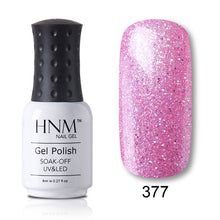 Load image into Gallery viewer, HNM 8ml Blue Red Pink Green Yellow Color Gel Nail Polish UV LED Lamp Semi Permanent Varnish Hybird Base Top Primer Manicure