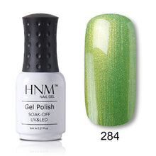 Load image into Gallery viewer, HNM 8ml Blue Red Pink Green Yellow Color Gel Nail Polish UV LED Lamp Semi Permanent Varnish Hybird Base Top Primer Manicure