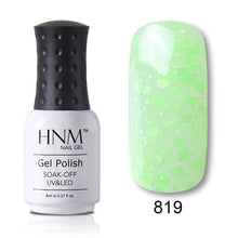 Load image into Gallery viewer, HNM 8ml Blue Red Pink Green Yellow Color Gel Nail Polish UV LED Lamp Semi Permanent Varnish Hybird Base Top Primer Manicure