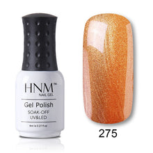 Load image into Gallery viewer, HNM 8ml Blue Red Pink Green Yellow Color Gel Nail Polish UV LED Lamp Semi Permanent Varnish Hybird Base Top Primer Manicure