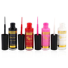 Load image into Gallery viewer, 3D  Nail Polish Paint Pen Glitter Sequin Flower Glitter Sequin Liquid Nail Polish 8 Color Nail Art Drawing Pen New Arrival TSLM2