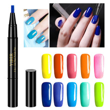 Load image into Gallery viewer, ELECOOL 3 In 1 UV Gel Paint Glitter Nail Polish  Nail Gel Paint 3D Nail Art DIY Decorative Pen Gel Art Design Painted Pen TSLM1