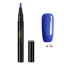 Load image into Gallery viewer, ELECOOL 3 In 1 UV Gel Paint Glitter Nail Polish  Nail Gel Paint 3D Nail Art DIY Decorative Pen Gel Art Design Painted Pen TSLM1