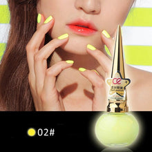 Load image into Gallery viewer, 1pc Glow In The Dark Paint Nail Polish For Halloween Nail Art Decoration Gel Nail Stamping Nailpolish Luminous Beauty Gifts