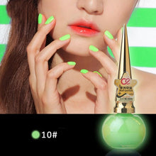 Load image into Gallery viewer, 1pc Glow In The Dark Paint Nail Polish For Halloween Nail Art Decoration Gel Nail Stamping Nailpolish Luminous Beauty Gifts