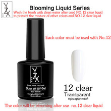 Load image into Gallery viewer, YZX 10ml Watercolor Paint Nail Art Blooming Liquid Smoke Marble Effect Special Varnish Gel DIY Ink Smudge Bubble Armor Lacquer
