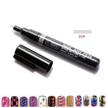 Load image into Gallery viewer, 3D Marker Pen Watercolor Brush Marker Pen DIY Art Nail MarkerSketch Drawing Paint Nail Beauty Pen Art Supplies Fashion Nail Art