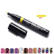 Load image into Gallery viewer, 3D Marker Pen Watercolor Brush Marker Pen DIY Art Nail MarkerSketch Drawing Paint Nail Beauty Pen Art Supplies Fashion Nail Art
