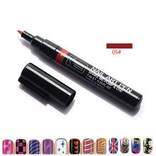 Load image into Gallery viewer, 3D Marker Pen Watercolor Brush Marker Pen DIY Art Nail MarkerSketch Drawing Paint Nail Beauty Pen Art Supplies Fashion Nail Art