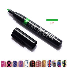 Load image into Gallery viewer, 3D Marker Pen Watercolor Brush Marker Pen DIY Art Nail MarkerSketch Drawing Paint Nail Beauty Pen Art Supplies Fashion Nail Art