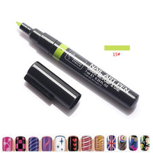 Load image into Gallery viewer, 3D Marker Pen Watercolor Brush Marker Pen DIY Art Nail MarkerSketch Drawing Paint Nail Beauty Pen Art Supplies Fashion Nail Art